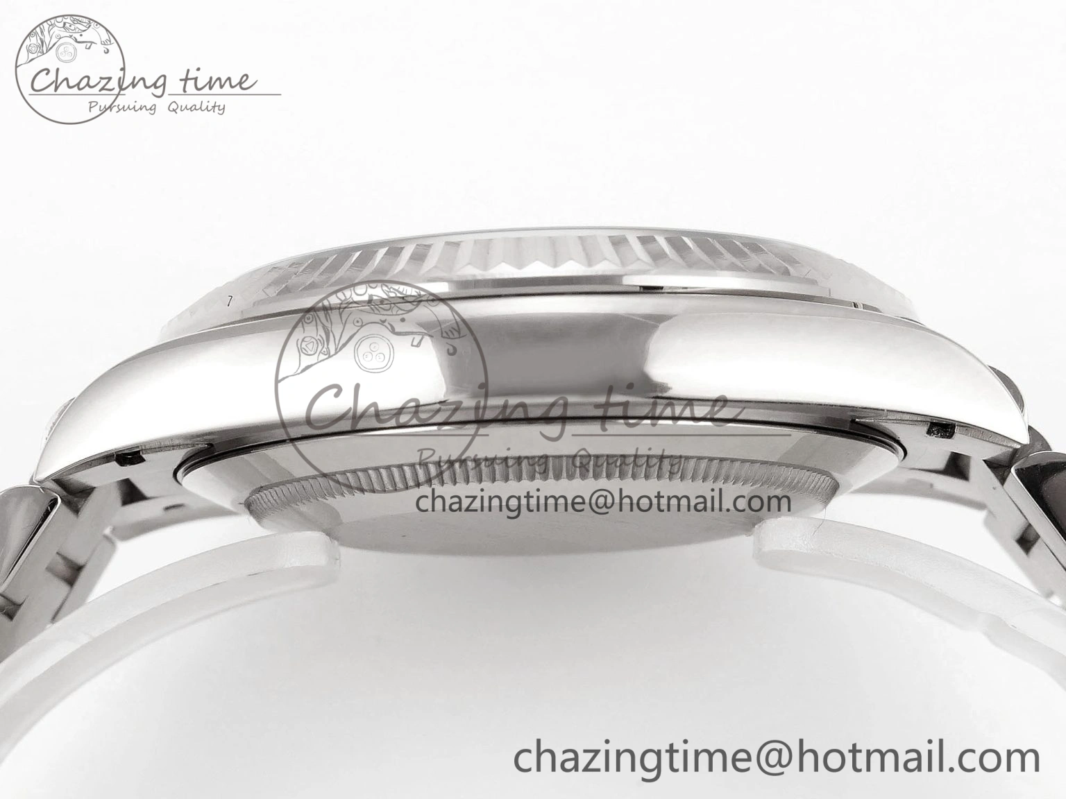 Day-Date 40 SS GSF Gain Weight Meteorite Crystal Dial on President Bracelet A2836