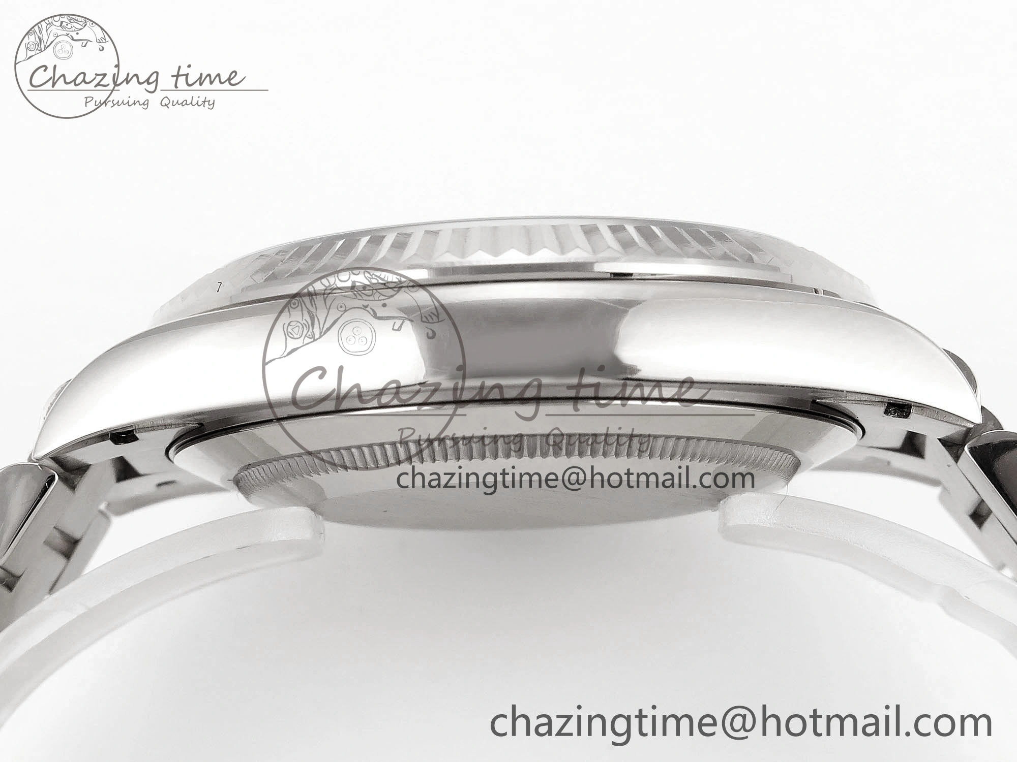 Day-Date 40 SS GSF Gain Weight Meteorite Crystal Dial on President Bracelet A2836