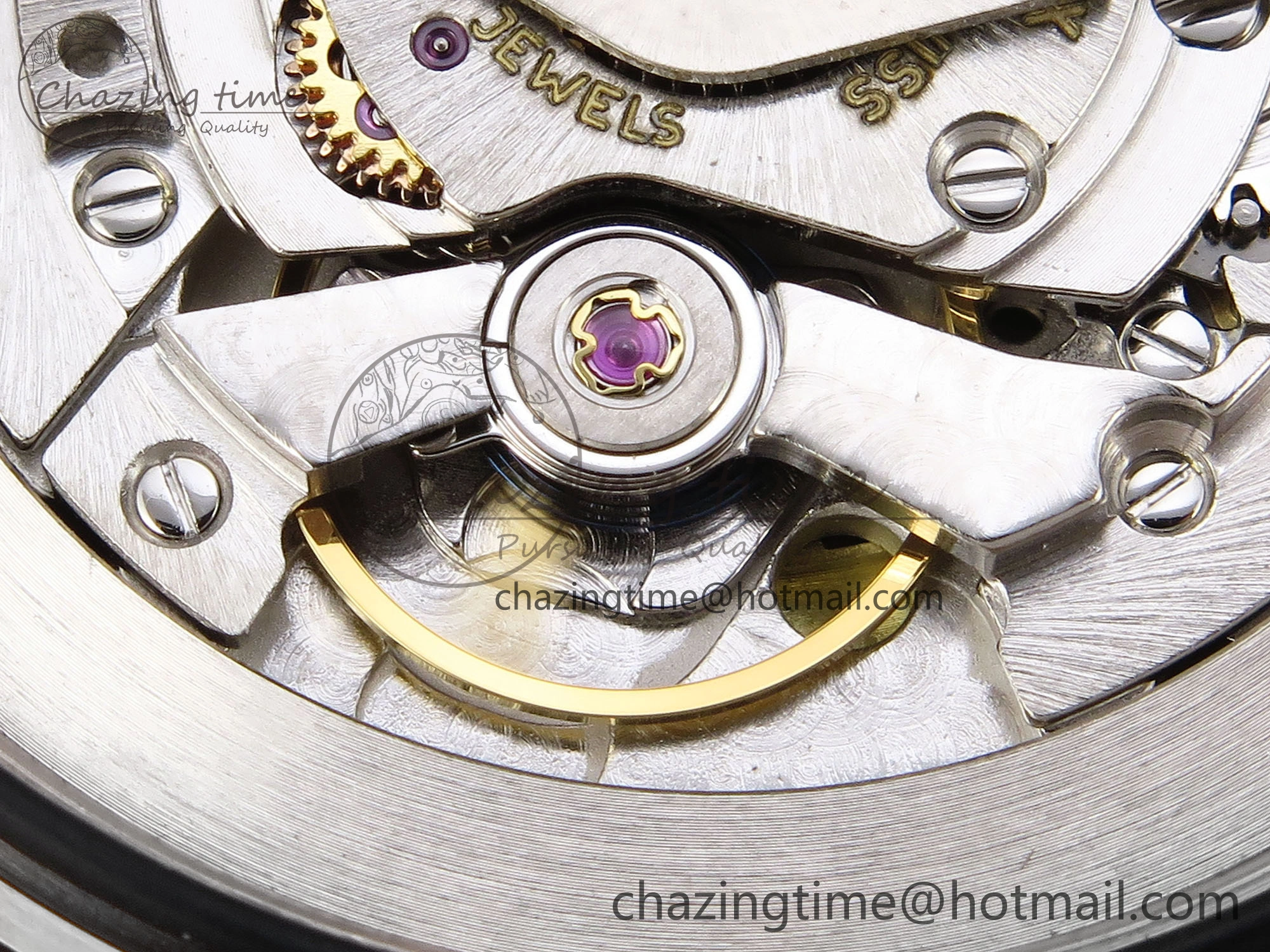 Day-Date 40 SS GSF Gain Weight Meteorite Crystal Dial on President Bracelet A2836