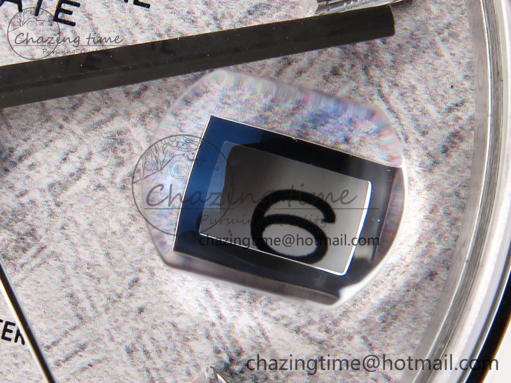 Day-Date 40 SS GSF Gain Weight Meteorite Crystal Dial on President Bracelet A2836