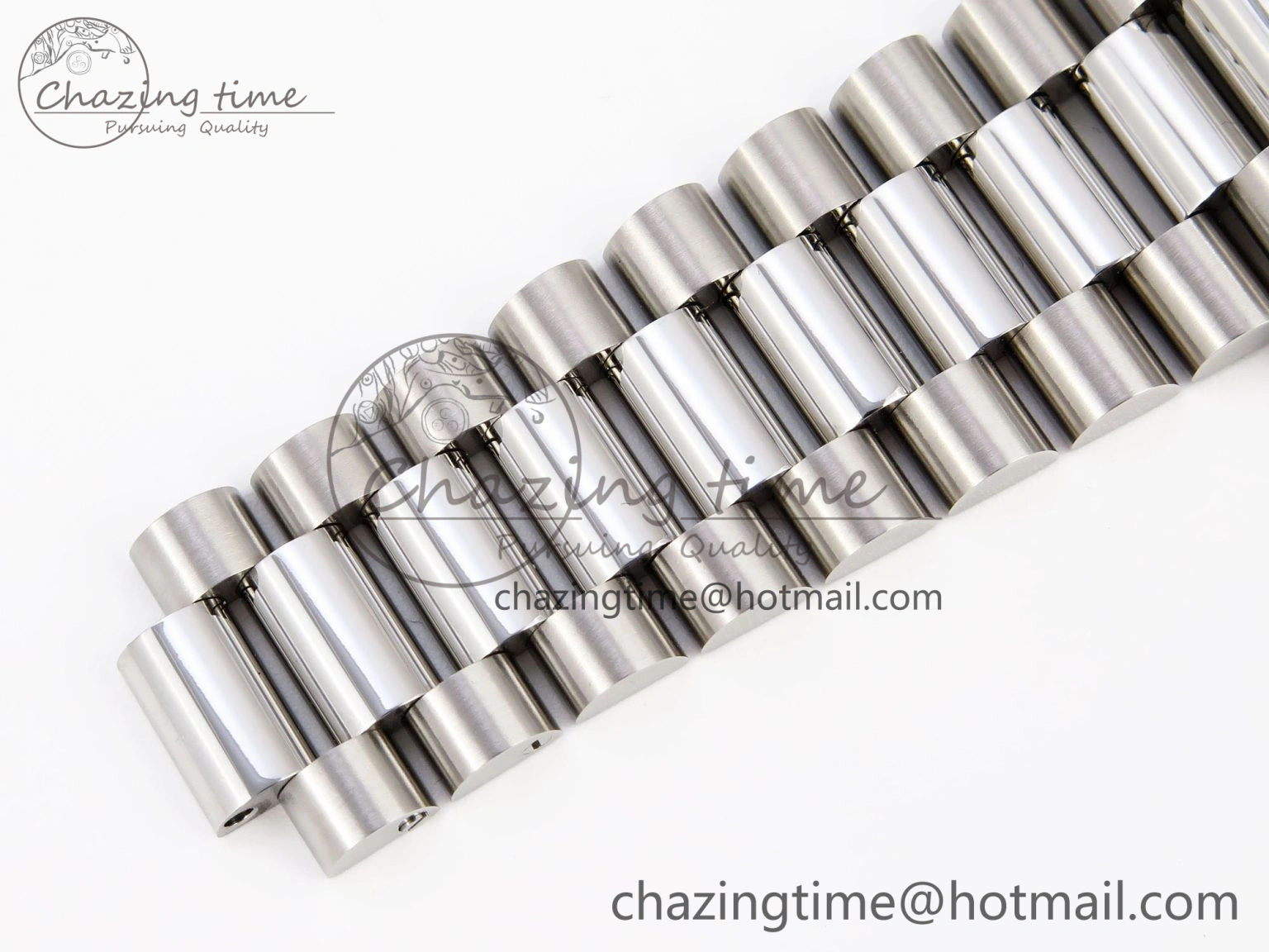 Day-Date 40 SS GSF Gain Weight Meteorite Crystal Dial on President Bracelet A2836