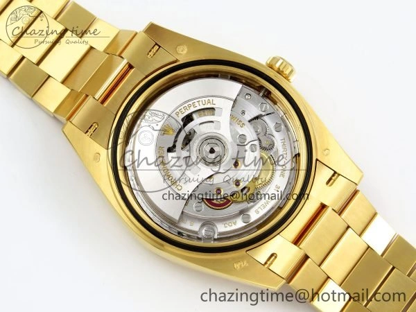 Day Date 40 YG 228238 ARF 1:1 Best Edition Green Roman Dial on President Bracelet VR3255