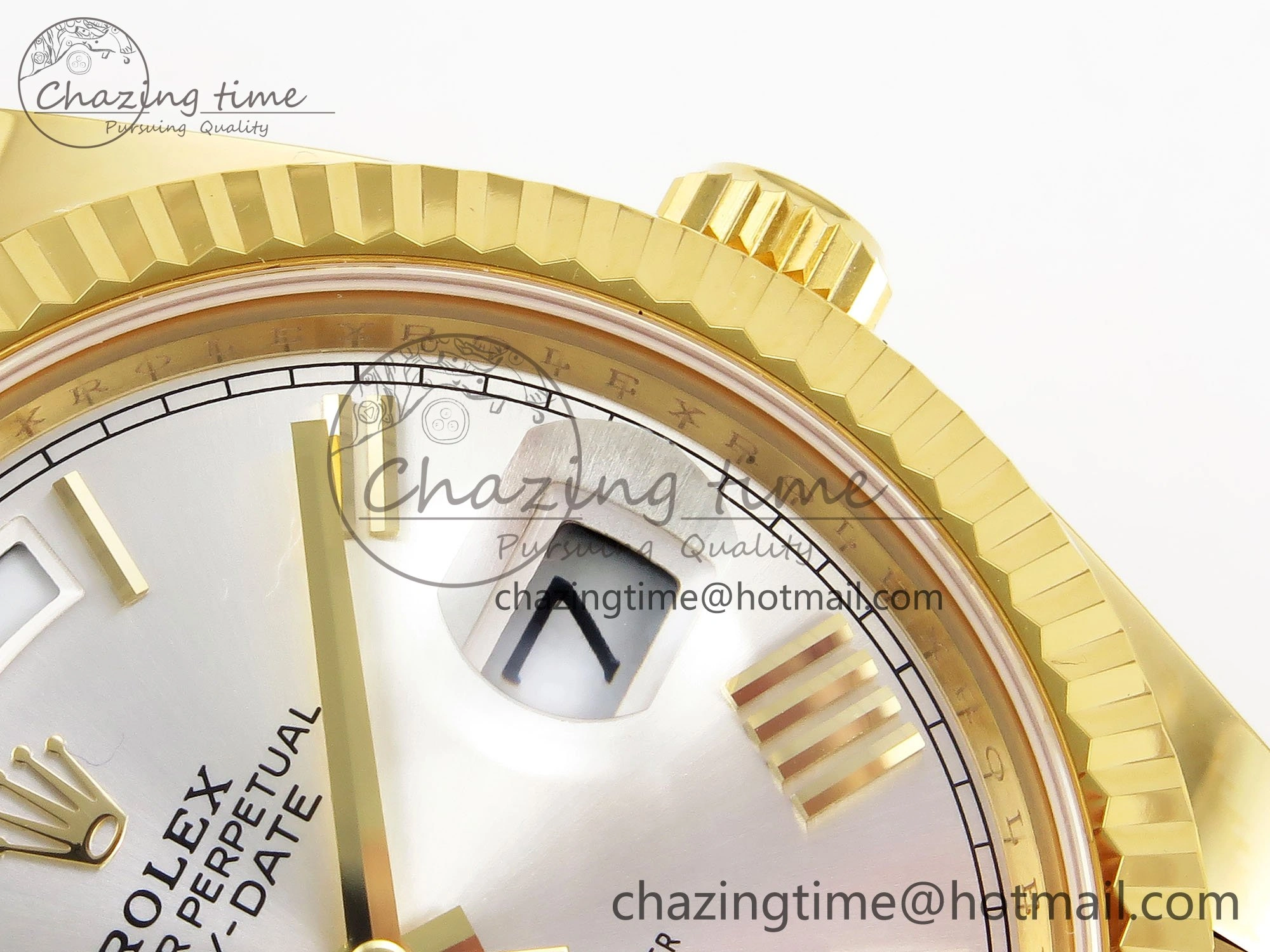 Day Date 40 YG 228238 ARF 1:1 Best Edition Silver Roman Dial on President Bracelet VR3255