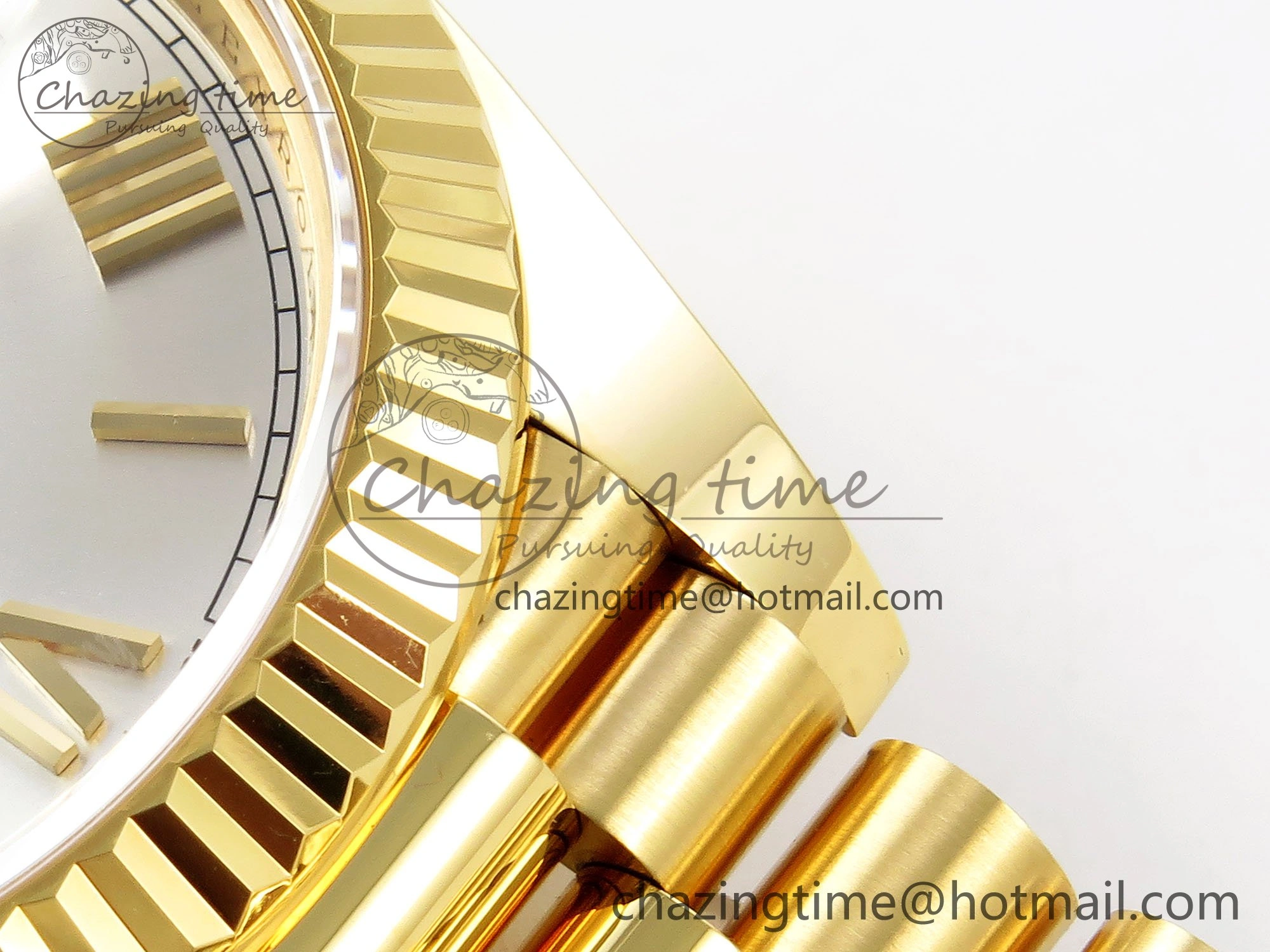 Day Date 40 YG 228238 ARF 1:1 Best Edition Silver Roman Dial on President Bracelet VR3255