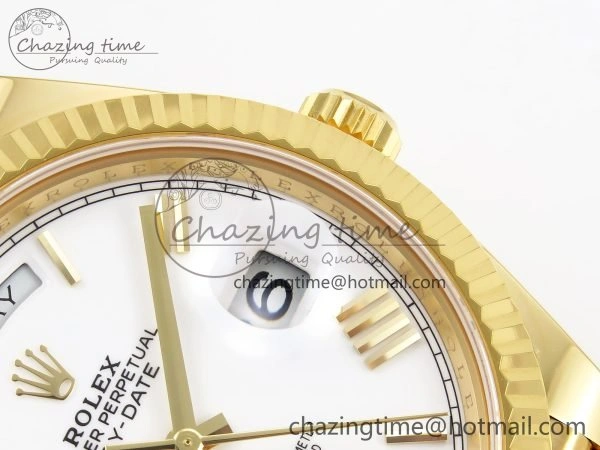Day Date 40 YG 228238 ARF 1:1 Best Edition White Roman Dial on President Bracelet VR3255