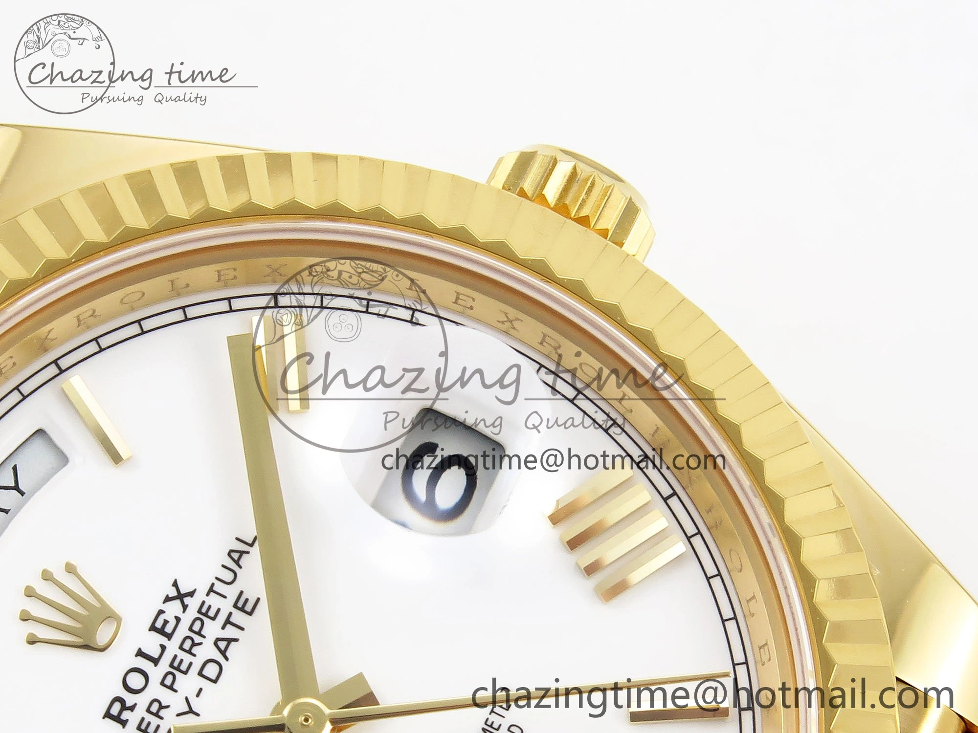 Day Date 40 YG 228238 ARF 1:1 Best Edition White Roman Dial on President Bracelet VR3255