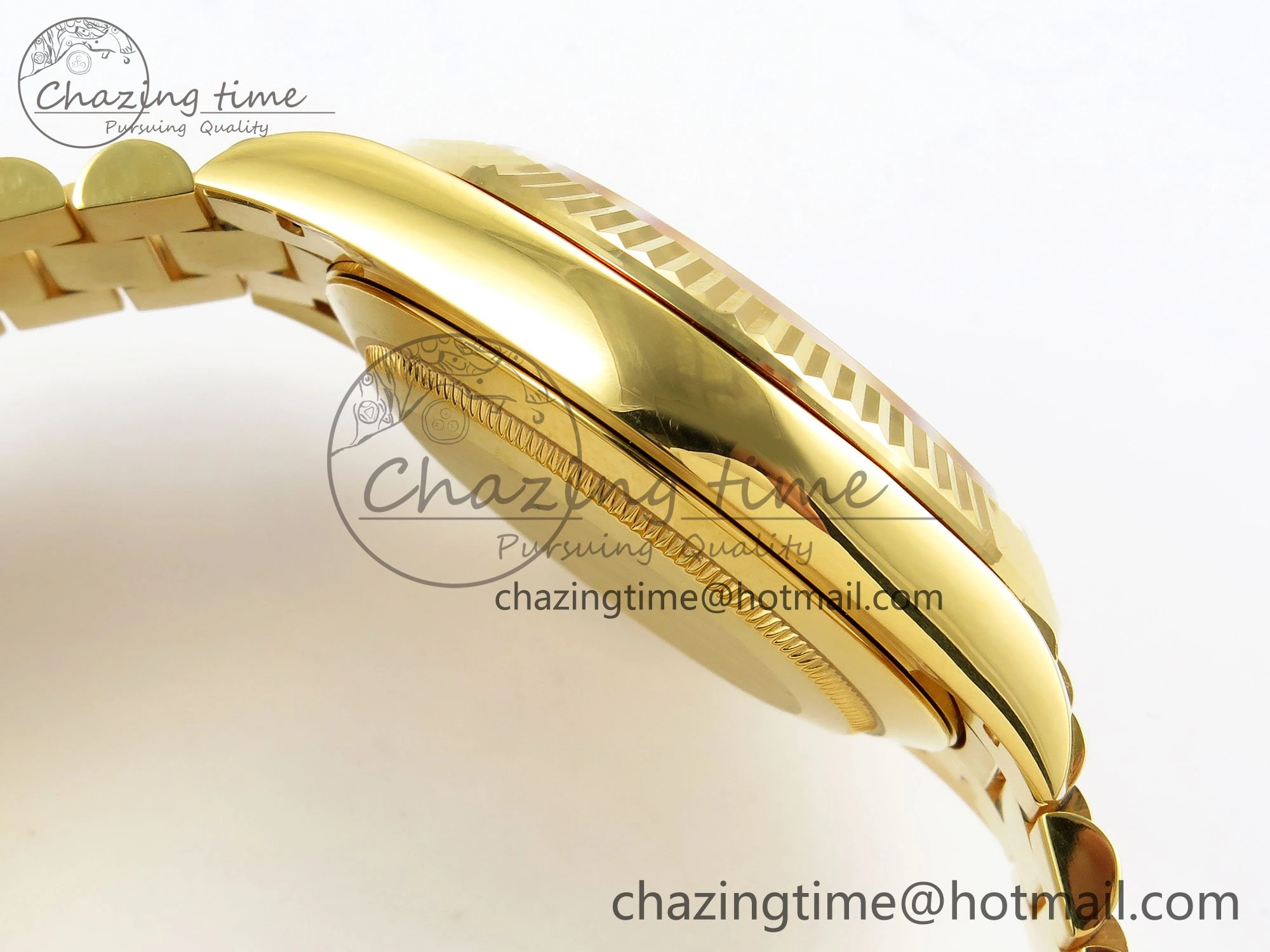 Day Date 40 YG 228238 ARF 1:1 Best Edition YG Roman Dial on President Bracelet VR3255
