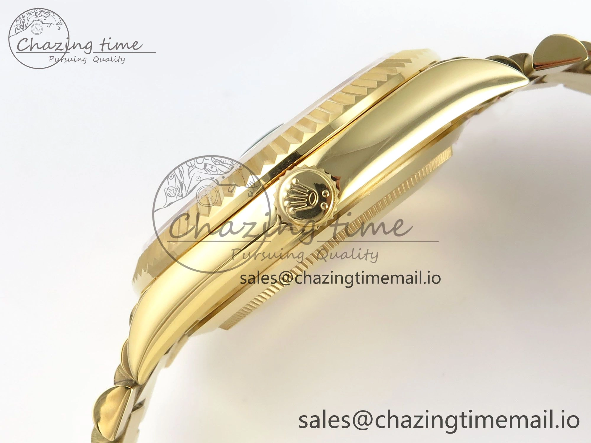 Day Date 40 YG 228238 KF 1:1 Best Edition Green Ombre Dial on President Bracelet VR3255 (Gain Weight)
