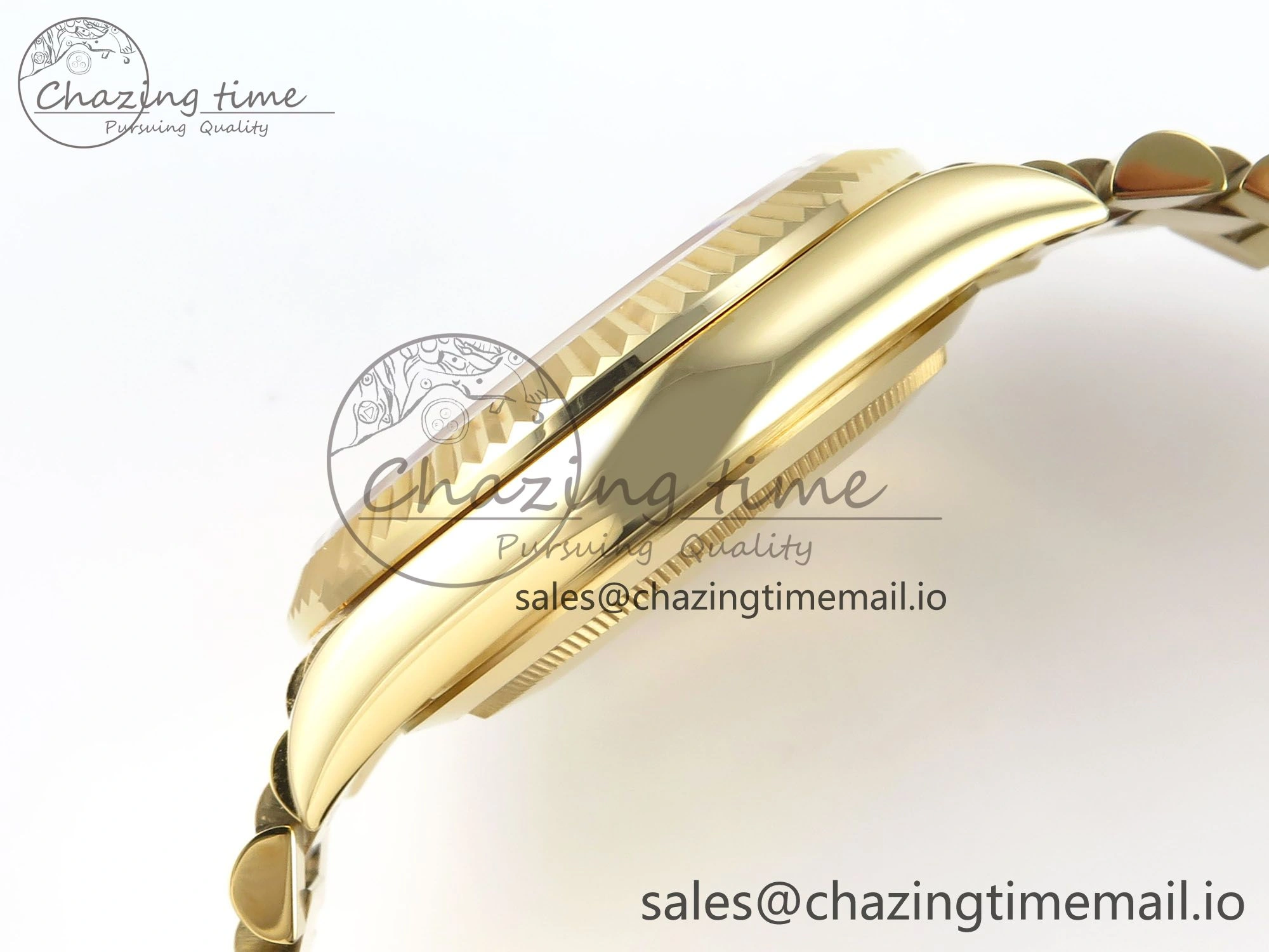 Day Date 40 YG 228238 KF 1:1 Best Edition Green Ombre Dial on President Bracelet VR3255 (Gain Weight)