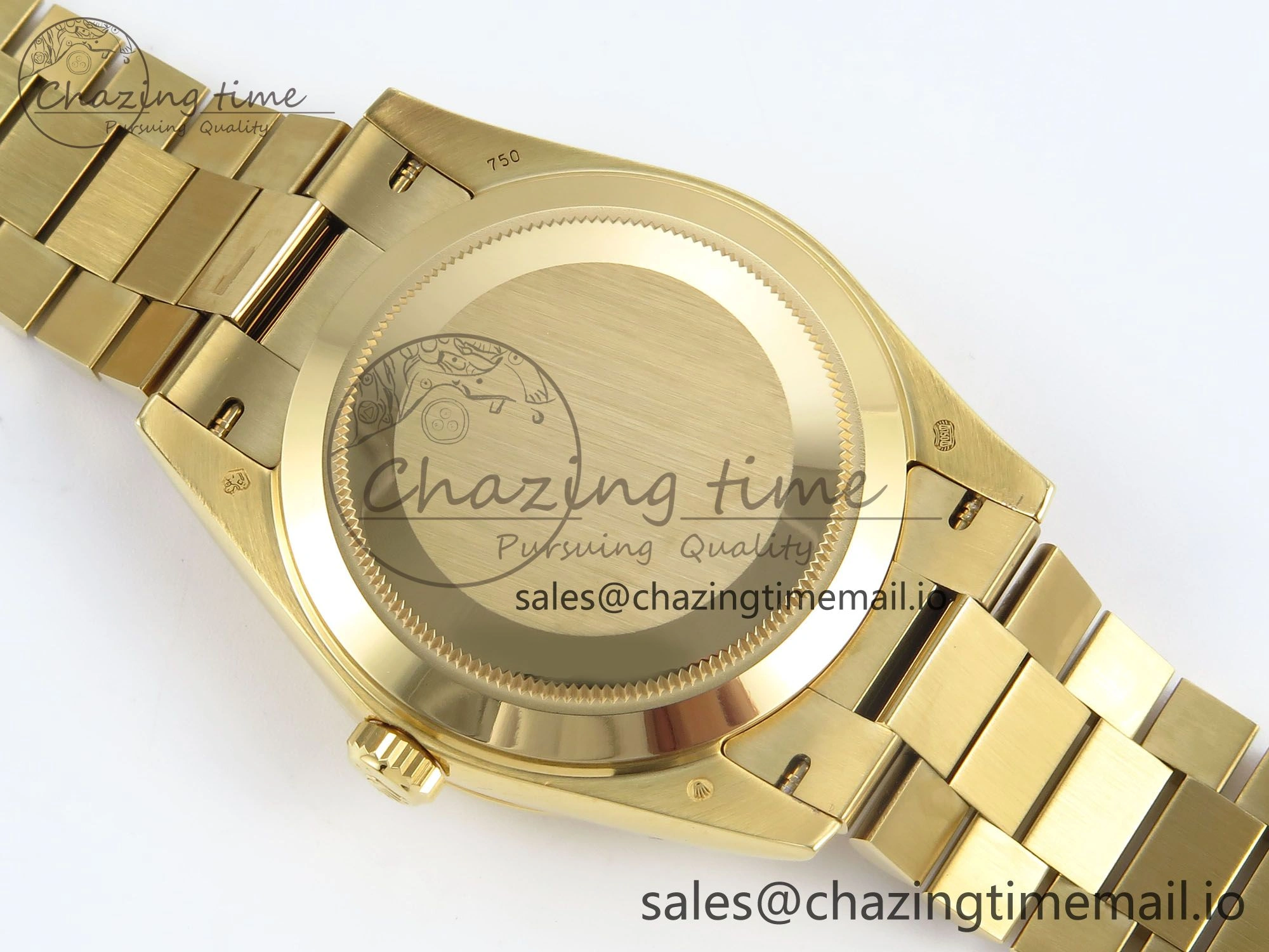 Day Date 40 YG 228238 KF 1:1 Best Edition Green Ombre Dial on President Bracelet VR3255 (Gain Weight)
