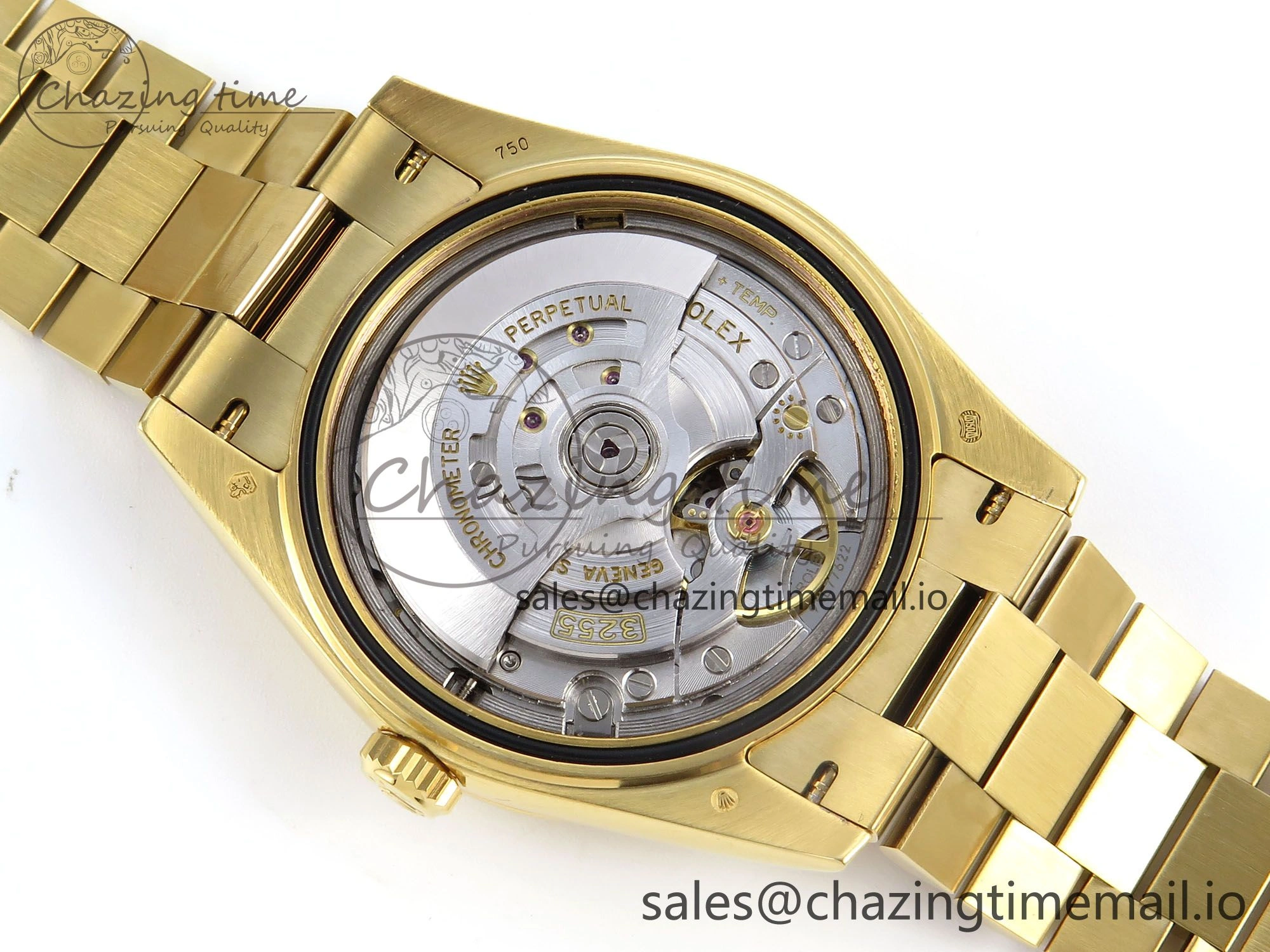 Day Date 40 YG 228238 KF 1:1 Best Edition Green Ombre Dial on President Bracelet VR3255 (Gain Weight)