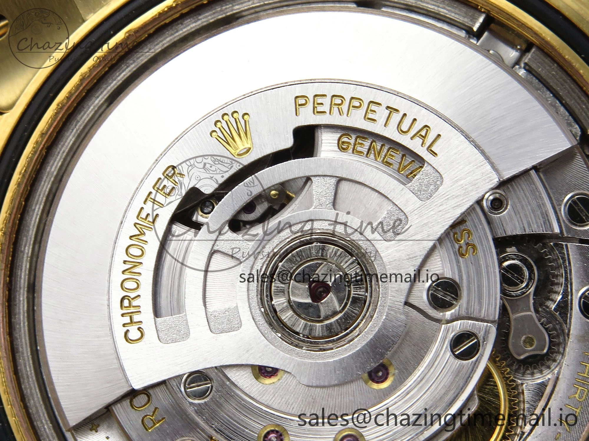 Day Date 40 YG 228238 KF 1:1 Best Edition Green Roman Dial on President Bracelet VR3255 (Gain Weight)