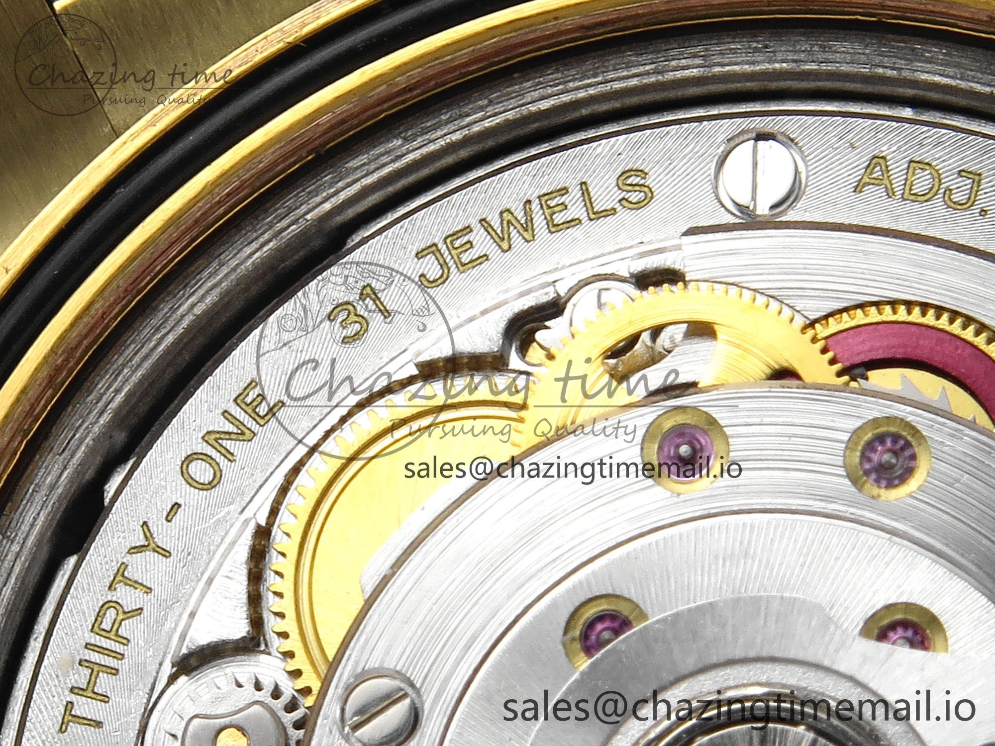 Day Date 40 YG 228238 KF 1:1 Best Edition Green Roman Dial on President Bracelet VR3255 (Gain Weight)