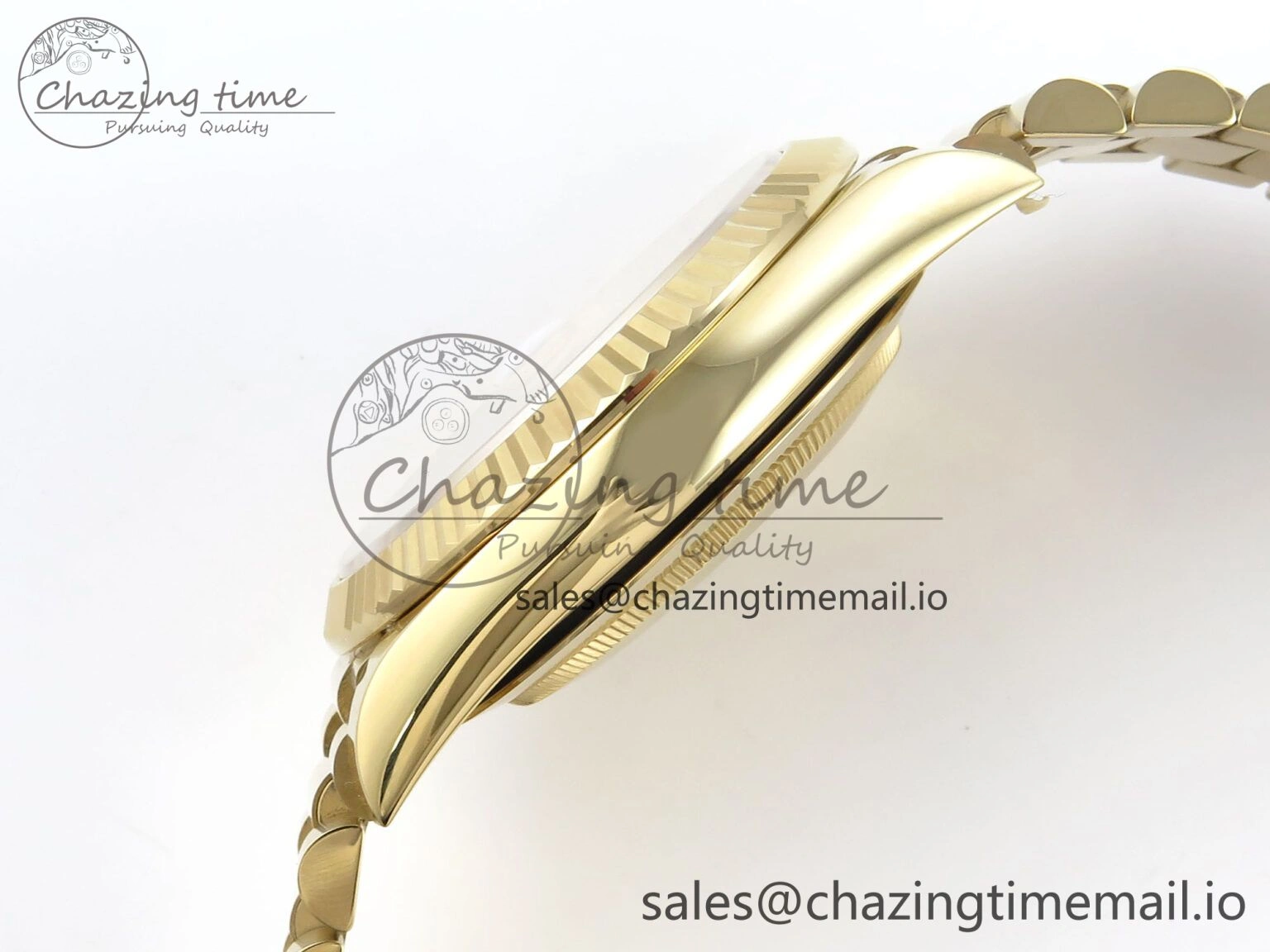 Day Date 40 YG 228238 Noob 1:1 Best Edition Green Ombre Roman Dial on President Bracelet A2836 (Gain Weight)