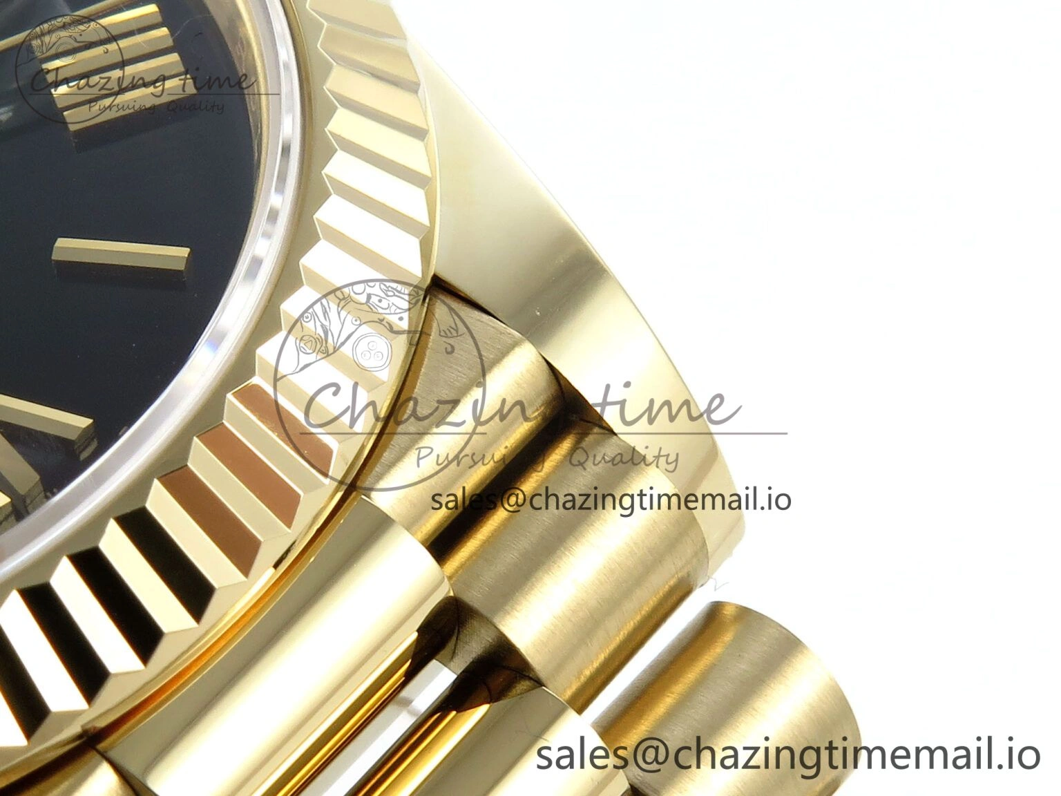 Day Date 40 YG 228238 Noob 1:1 Best Edition Green Ombre Roman Dial on President Bracelet A2836 (Gain Weight)