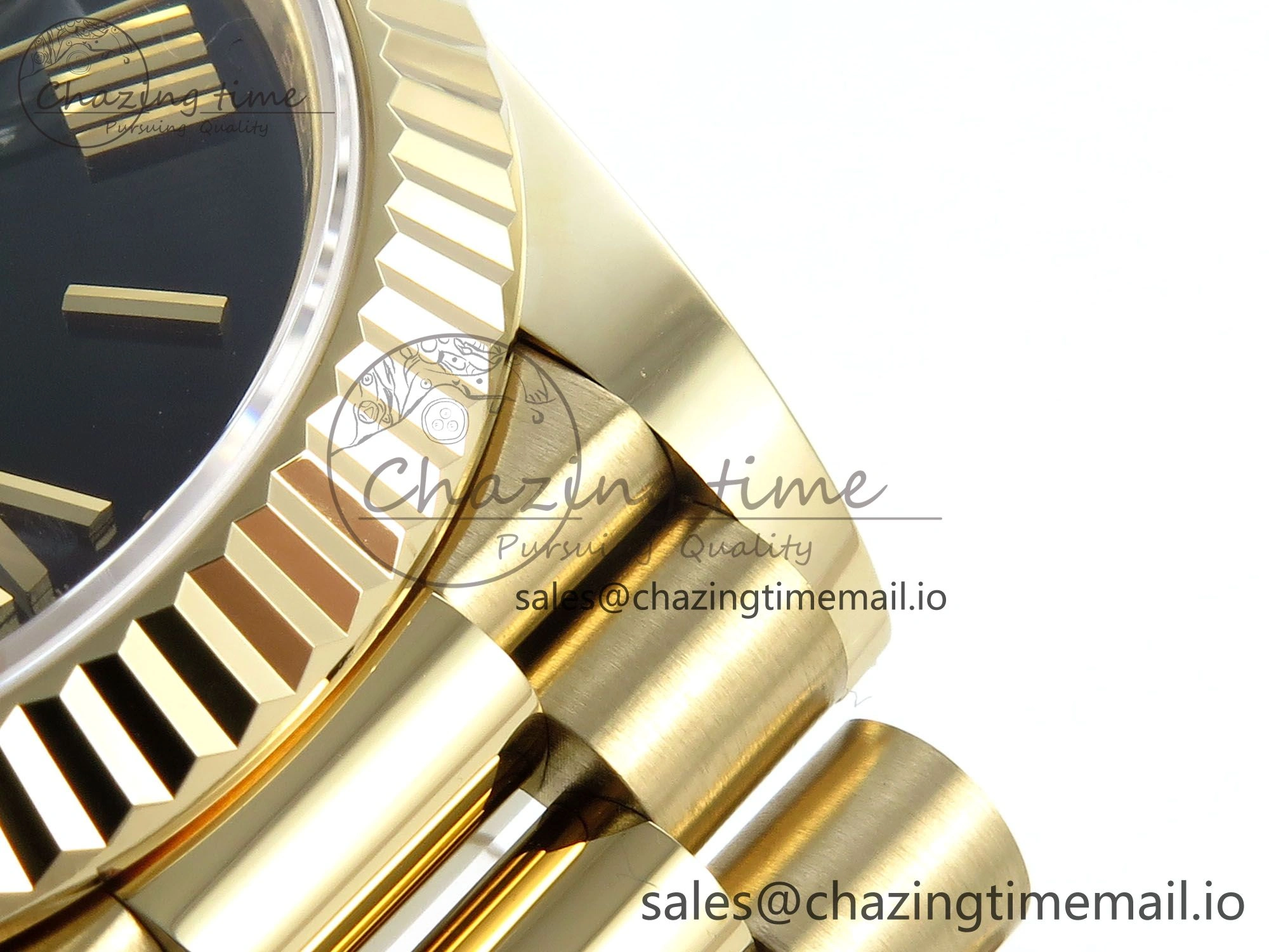Day Date 40 YG 228238 Noob 1:1 Best Edition Green Ombre Roman Dial on President Bracelet A2836 (Gain Weight)
