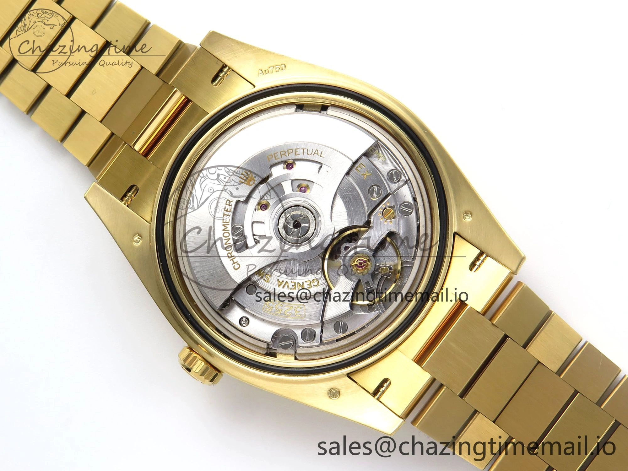 Day Date 40 YG 228238 THBF 1:1 Best Edition Black Crystal Dial on President Bracelet VR3255 V3 (Gain Weight)