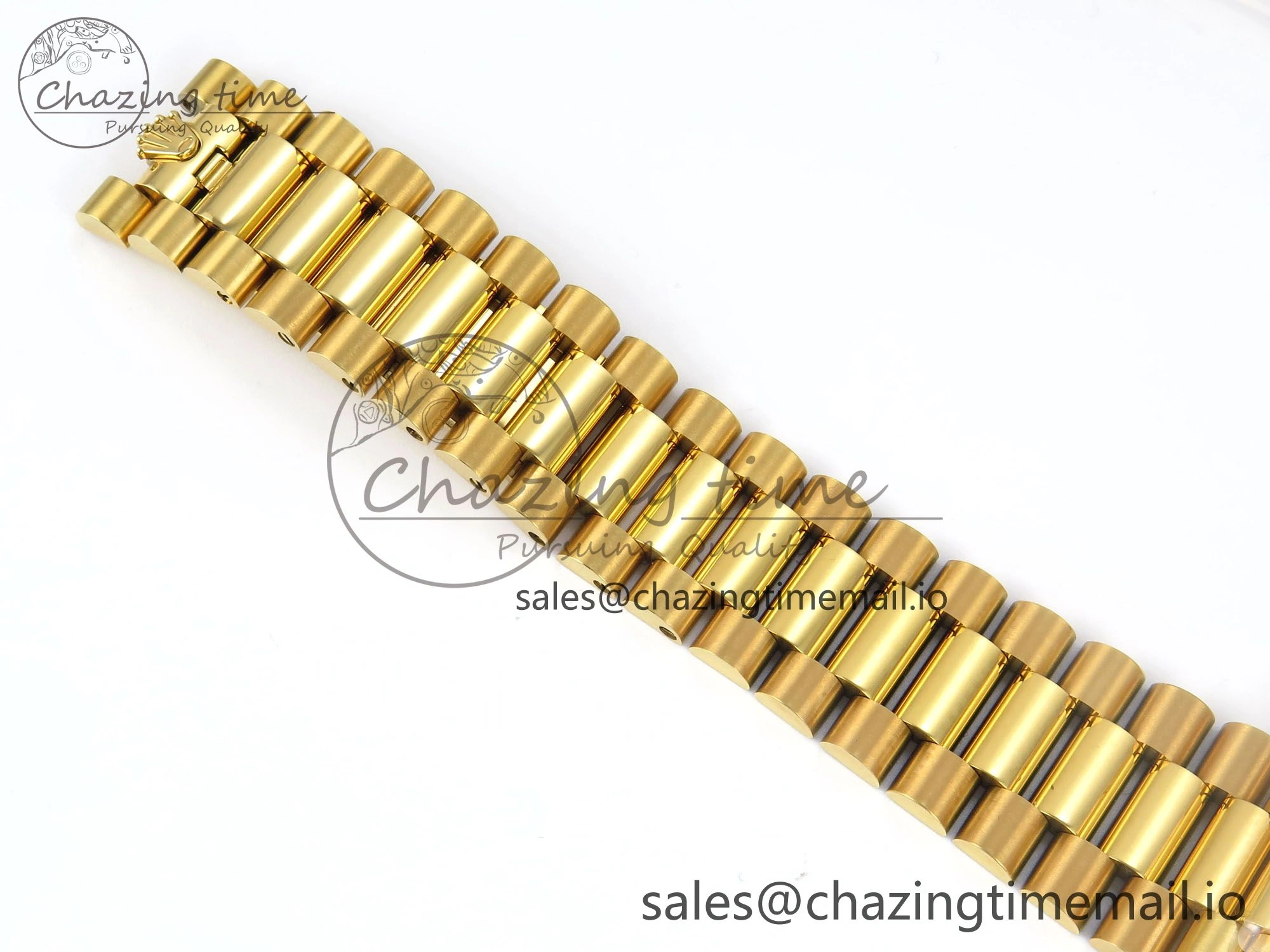 Day Date 40 YG 228238 THBF 1:1 Best Edition Black Crystal Dial on President Bracelet VR3255 V3 (Gain Weight)