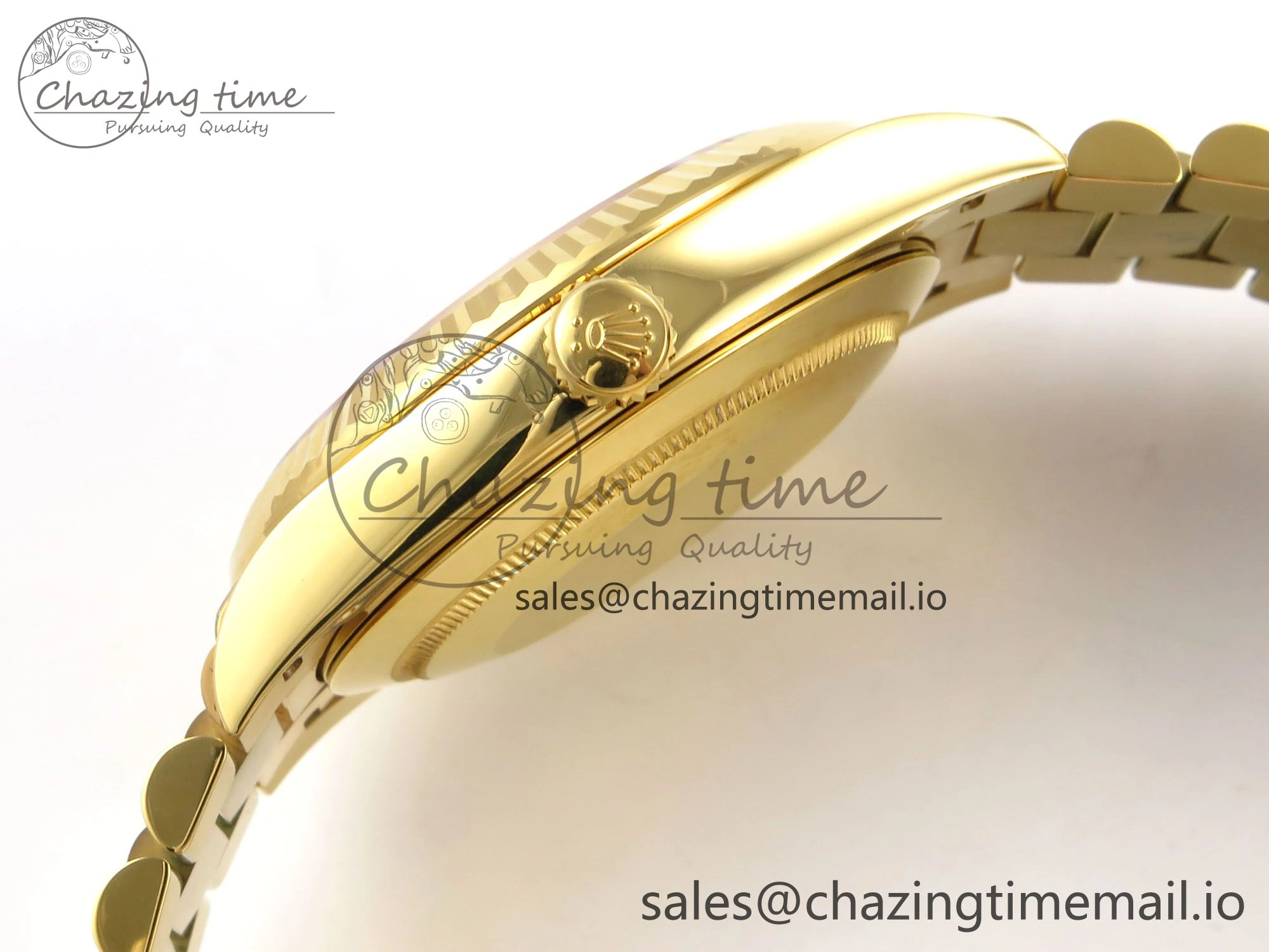 Day Date 40 YG 228238 THBF 1:1 Best Edition Green Ombre Roman Dial on President Bracelet VR3255 (Gain Weight)