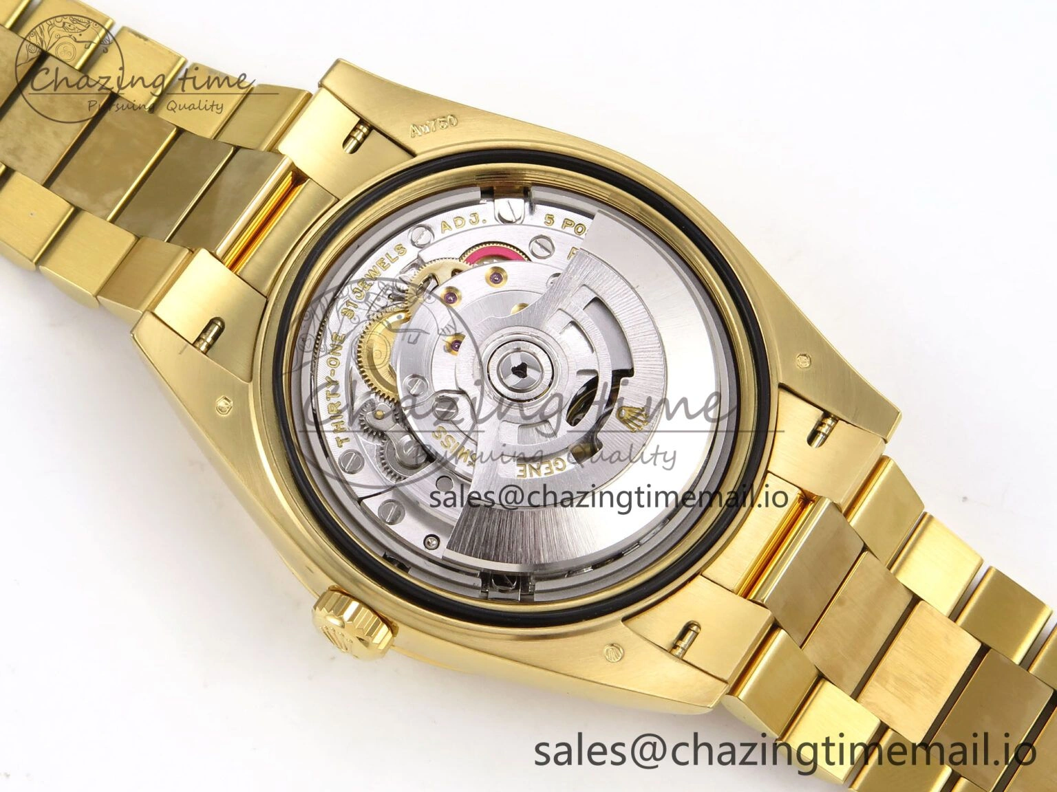 Day Date 40 YG 228238 THBF 1:1 Best Edition Green Ombre Roman Dial on President Bracelet VR3255 (Gain Weight)
