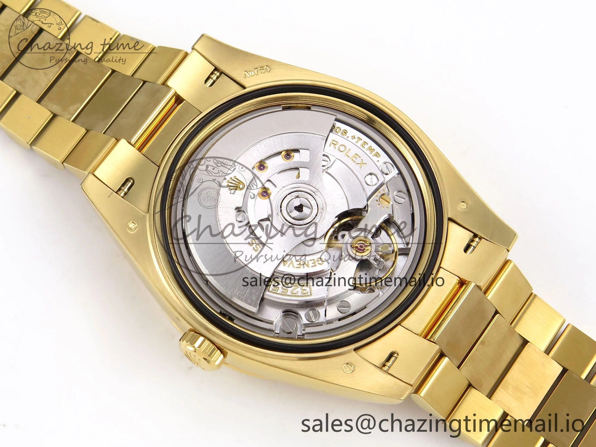 Day Date 40 YG 228238 THBF 1:1 Best Edition Green Ombre Roman Dial on President Bracelet VR3255 (Gain Weight)