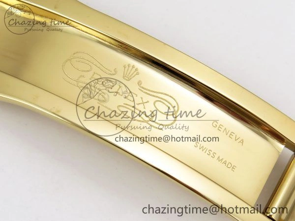 Day Date 40 YG JDF 904L Steel YG Crystal Dial on President Bracelet VR3255 V3 (Gain Weight)