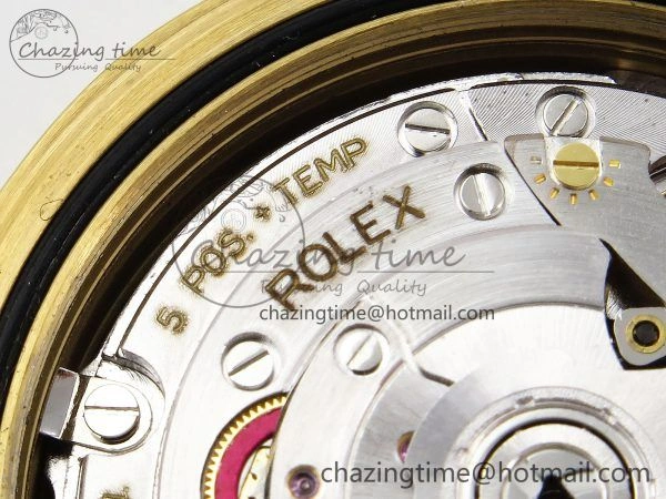 Day Date 40 YG JDF Gain Weight 904L Steel Silver Textured Stick Dial on President Bracelet VR3255 V3