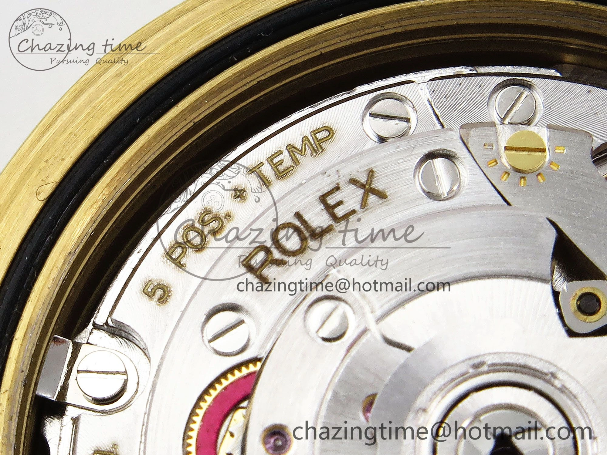 Day Date 40 YG JDF Gain Weight 904L Steel Silver Textured Stick Dial on President Bracelet VR3255 V3