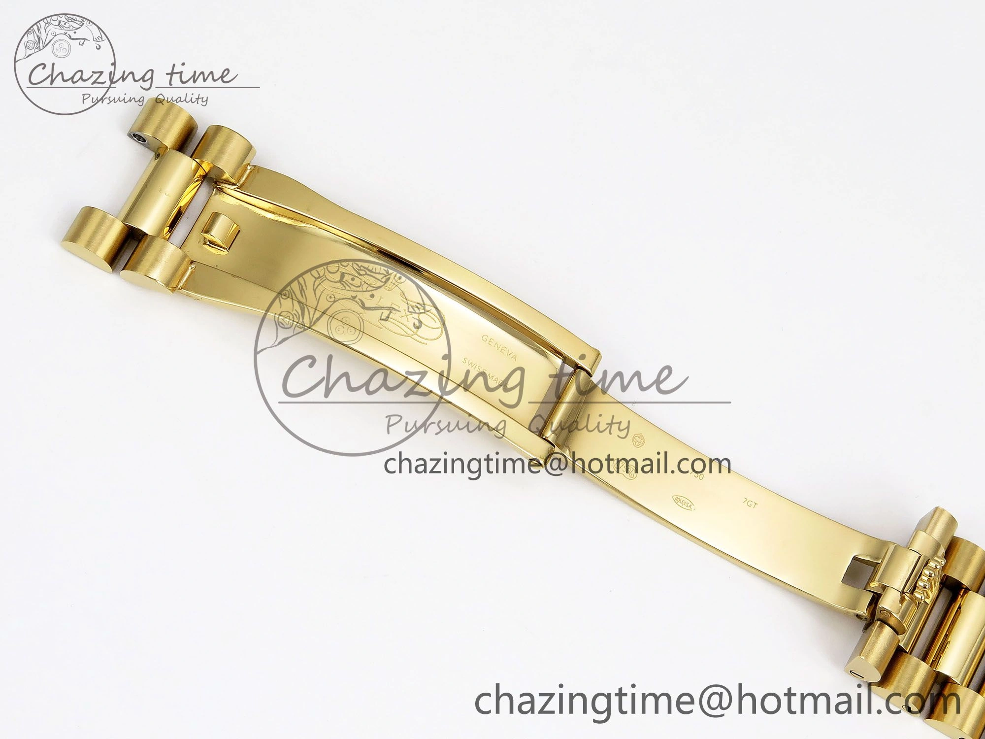 Day Date 40 YG JDF Gain Weight 904L Steel Silver Textured Stick Dial on President Bracelet VR3255 V3