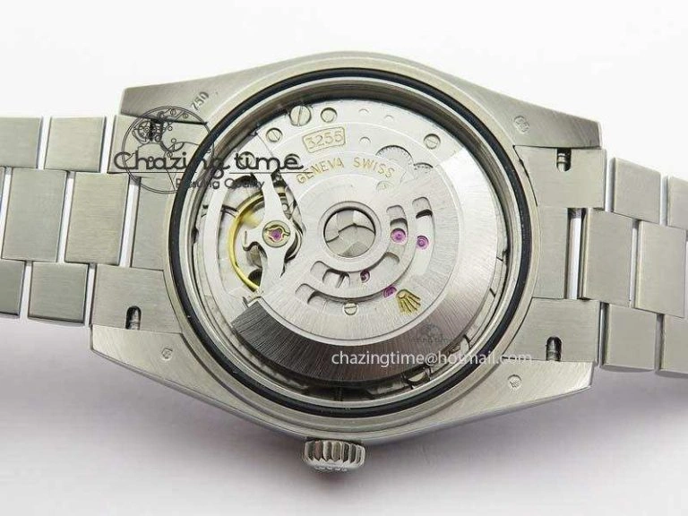 Day-Date 40mm 228206 SS Noob 1:1 Best Edition Quadrant Textured Ice Blue Dial On SS Bracelet A3255