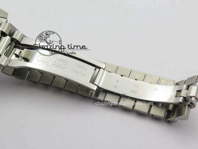 Day-Date 40mm 228206 SS Noob 1:1 Best Edition Quadrant Textured Ice Blue Dial On SS Bracelet A3255