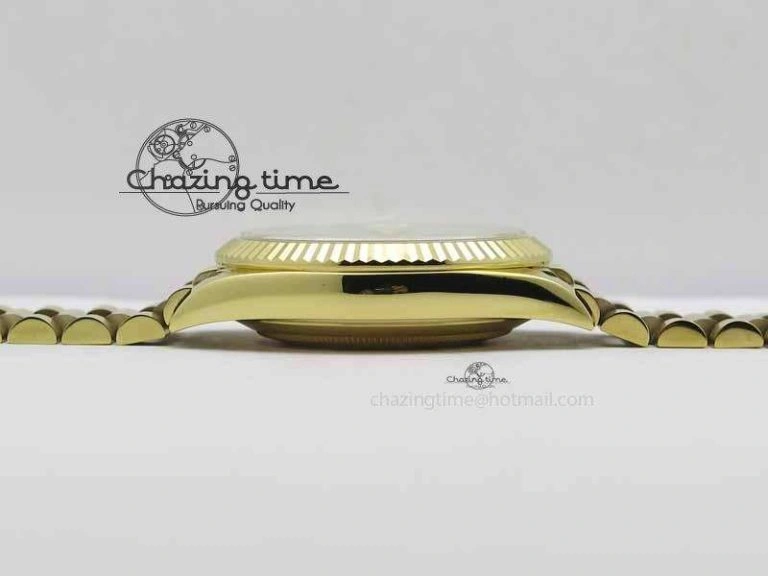Day-Date 40mm 228238 YG Noob 1:1 Best Edition YG Dial On YG President Bracelet A3255