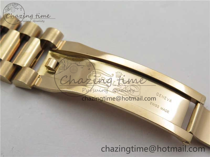 Day-Date 40mm 228239 BP New Dial Version 904 RG T Crystal Markers RG Dial on RG President Bracelet A2836