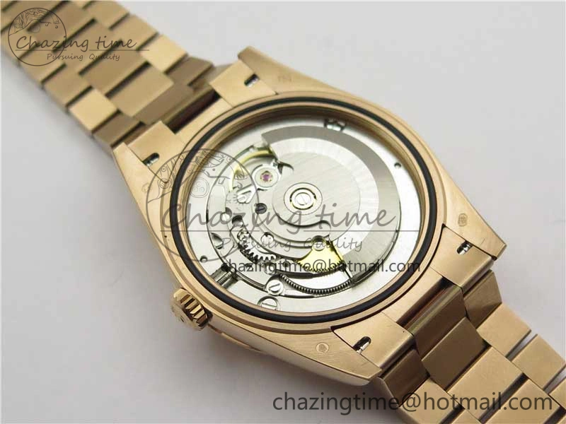 Day-Date 40mm 228239 BP New Dial Version 904 RG Textured Stick Markers Dial on RG President Bracelet A2836