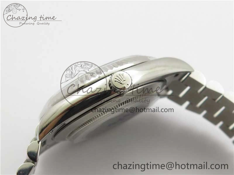 Day-Date 40mm 228239 BP New Dial Version 904 SS Ice Blue Textured Dial on SS President Bracelet A2836