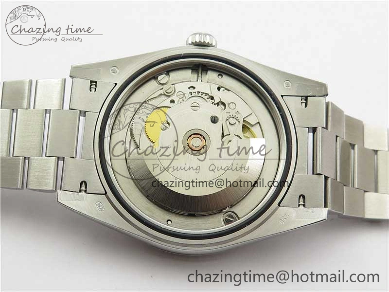 Day-Date 40mm 228239 BP New Dial Version 904 SS Ice Blue Textured Dial on SS President Bracelet A2836