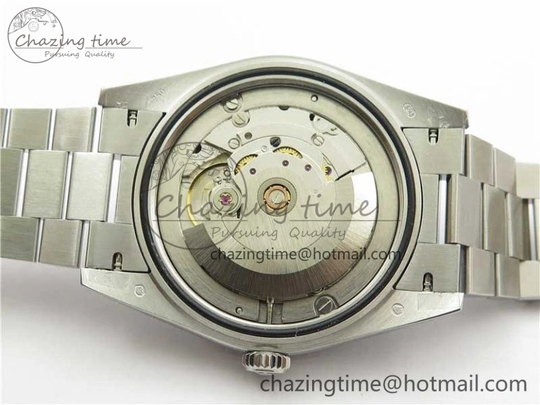 Day-Date 40mm 228239 BP New Dial Version 904 SS Ice Blue Textured Dial on SS President Bracelet A2836