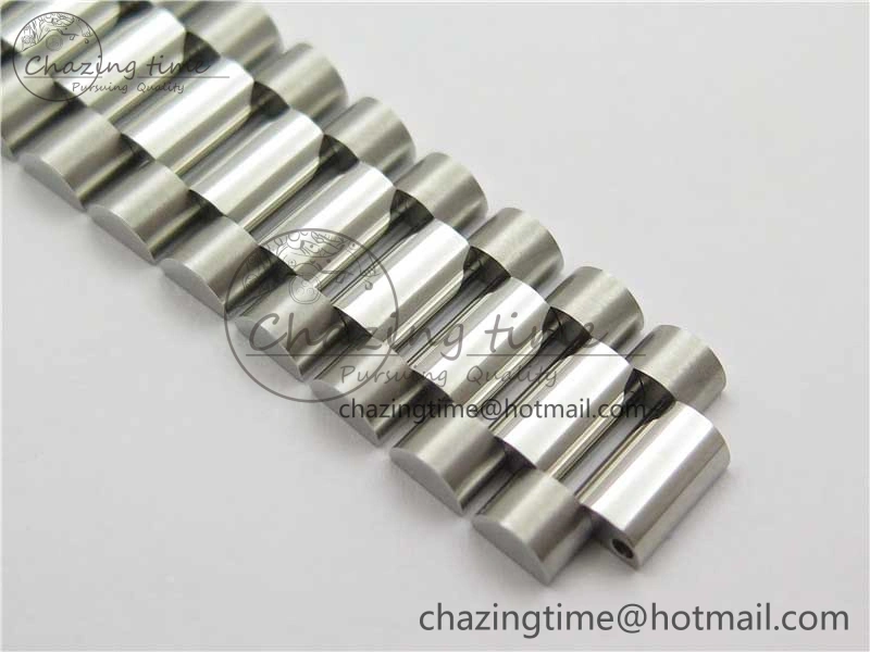 Day-Date 40mm 228239 BP New Dial Version 904 SS Ice Blue Textured Dial on SS President Bracelet A2836