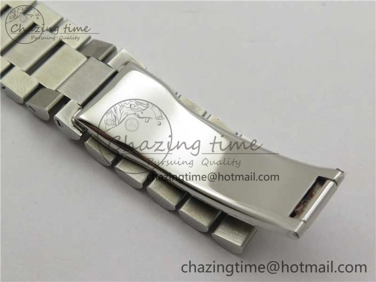 Day-Date 40mm 228239 BP New Dial Version 904 SS Ice Blue Textured Dial on SS President Bracelet A2836