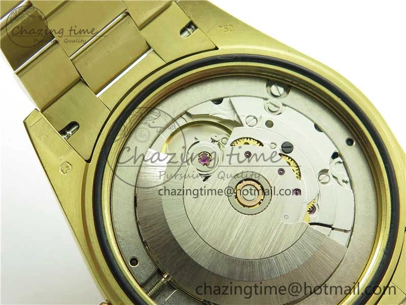 Day-Date 40mm 228239 BP New Dial Version 904 YG Silver Roman Markers Dial on SS President Bracelet A2836