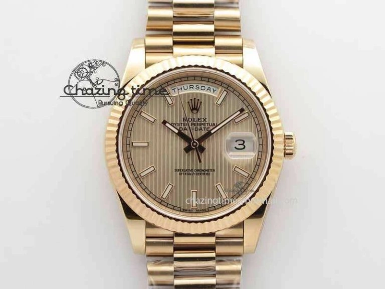 Day-Date 40mm 228239 RG Noob 1:1 Best Edition RG Dial On RG President Bracelet A3255