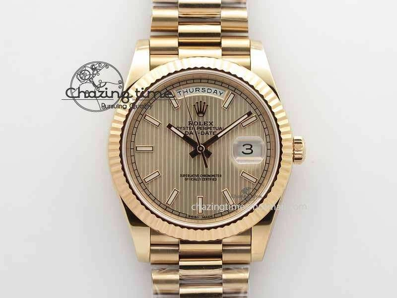 Day-Date 40mm 228239 RG Noob 1:1 Best Edition RG Dial On RG President Bracelet A3255