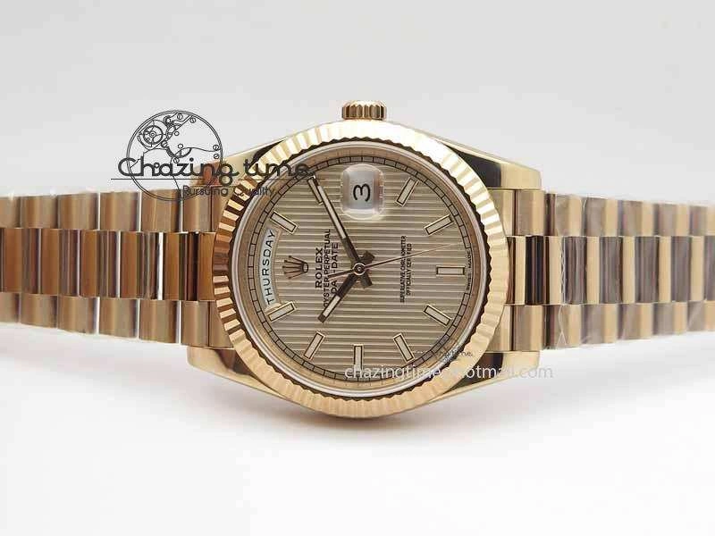 Day-Date 40mm 228239 RG Noob 1:1 Best Edition RG Dial On RG President Bracelet A3255