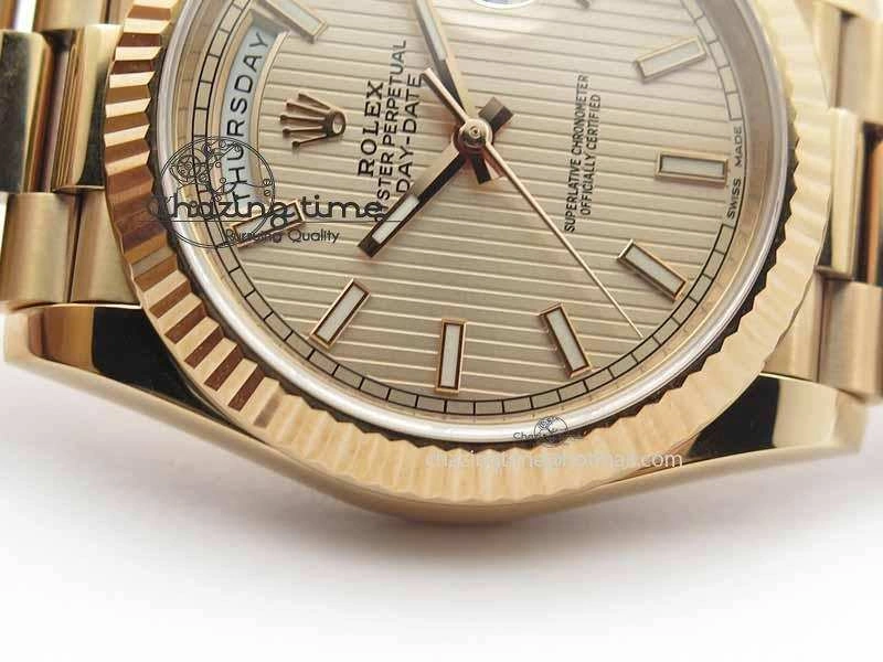 Day-Date 40mm 228239 RG Noob 1:1 Best Edition RG Dial On RG President Bracelet A3255