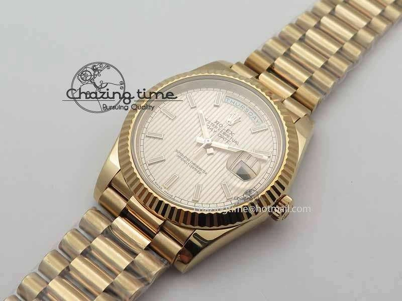 Day-Date 40mm 228239 RG Noob 1:1 Best Edition RG Dial On RG President Bracelet A3255