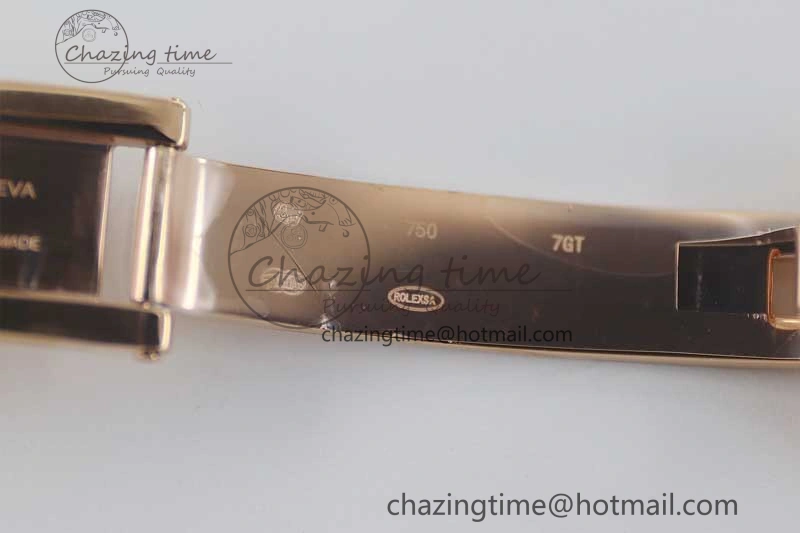 Day Date 40mm RG 904L Steel TWF 1:1 Best Edition Brown Dial on RG Bracelet A2836