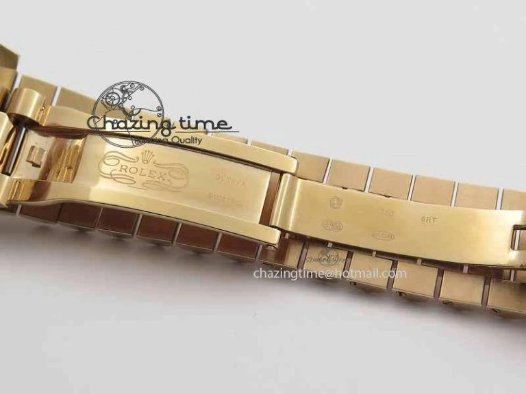 Day Date 40mm RG BP Maker Best Edition Brown Dial Diamond Markers On RG Bracelet A2836