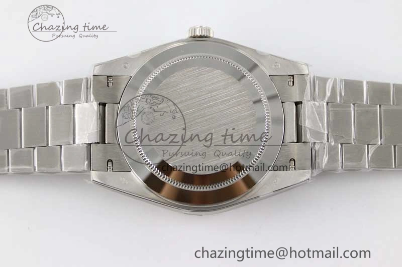 Day Date 40mm SS 904L Steel TWF 1:1 Best Edition Blue Roman Dial on SS Bracelet A2836