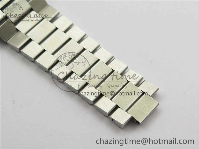 Day Date 40mm SS BP Maker Best Edition Diamond Bezel Blue Dial Arabic Markers On SS Bracelet A2813