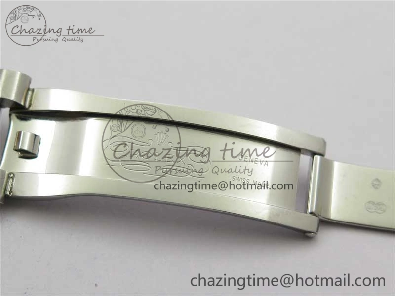 Day Date 40mm SS BP Maker Best Edition Diamond Bezel Blue Dial Arabic Markers On SS Bracelet A2813